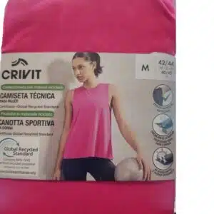 تاپ ورزشی زنانه برند کریویت اصل آلمان سرخابی 3-434773 CRIVIT