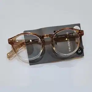 عینک مطالعه فریم گرد کریستالی عسلی (نزدیک بینی) برند اکسسورایز سفارش آلمان 884167 Accessories