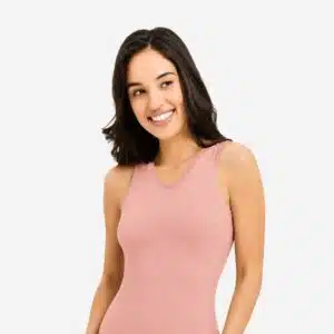 تاپ ویسکوز یقه گیپوردار زنانه برند آپ تو فشن آلمان رنگ مرجانی 2-847825 Up2Fashion