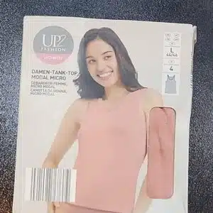 تاپ ویسکوز یقه گیپوردار زنانه برند آپ تو فشن آلمان رنگ مرجانی 2-847825 Up2Fashion