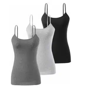 تاپ مشکی زنانه نخی مدل جذب برند آپ تو فشن آلمان جعبه 3 عددی 839892 Up2Fashion
