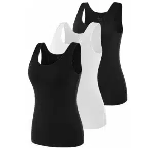 تاپ مشکی زنانه نخی مدل جذب برند آپ تو فشن آلمان جعبه 3 عددی 2-839892 Up2Fashion