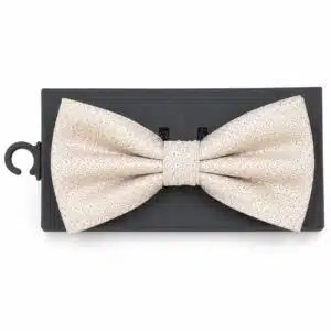 پاپیون مردانه سیلک برند درسمن تحت لیسانس نروژ رنگ کرم ایووری 378228 Dressmann