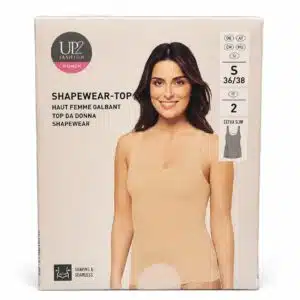 تاپ زنانه فرم دهنده بدن سیملس جذب اندامی برند آپ تو فشن آلمان 630582 Up2Fashion