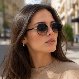 عینک آفتابی فریم هندسی چندضلعی زنانه/مردانه برند اکسسورایز سفارش آلمان Accessories 430-912