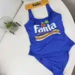 مایو زنانه یک تکه طرح Fanta برند کنتراست تحت لیسانس دانمارک Contrast 491857