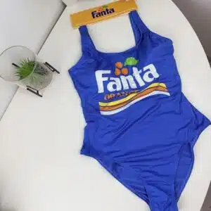 مایو زنانه یک تکه طرح Fanta برند کنتراست تحت لیسانس دانمارک Contrast 491857