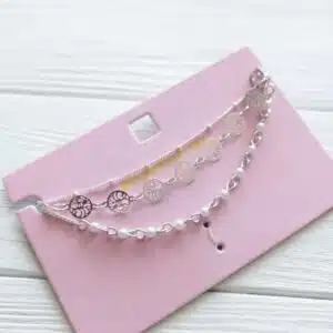 پابند زنانه سه لاین شیک نقره ای مرواریدی برند اکسسورایز تحت لیسانس آلمان 954334 Accessories