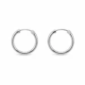 گوشواره نقره حلقه ای کوچک برند اصل آی ام تحت لیسانس آلمان 104951 I AM
