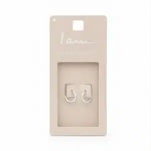 گوشواره نقره حلقه ای کوچک برند اصل آی ام تحت لیسانس آلمان 104951 I AM
