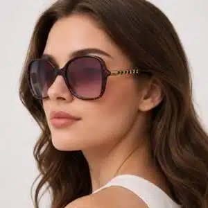 عینک آفتابی باترفلای مربعی طرح پوست ماری برند اکسسورایز سفارش آلمان Accessories 430-891