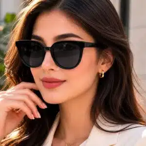 عینک آفتابی زنانه آی کت مشکی برند اکسسورایز سفارش آلمان Accessories 326-951