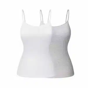 تاپ زنانه نخ پنبه بندباریک مدل اندامی برند آپ تو فشن آلمان جعبه 2 عددی 613870 Up2Fashion
