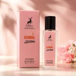 ادوپرفیوم زنانه ژان پل گوتیه اسکندل برند الحمبرا اصل تولید امارات 35میلی‌لیتر Maison Alhambra Scandal Jean Paul