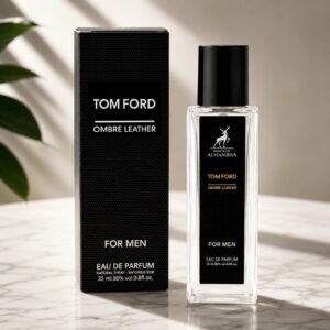 ادوپرفیوم مردانه تام فورد امبر لدر برند الحمبرا اصل تولید امارات 35میلی‌لیتر Maison Alhambra Tom Ford Ombre Leather