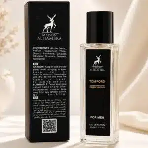 ادوپرفیوم مردانه تام فورد امبر لدر برند الحمبرا اصل تولید امارات 35میلی‌لیتر Maison Alhambra Tom Ford Ombre Leather