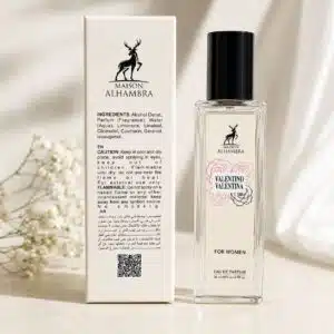 ادوپرفیوم زنانه والنتینو والنتینا برند الحمبرا اصل تولید امارات 35میلی‌لیتر Maison Alhambra Valentino Valentina