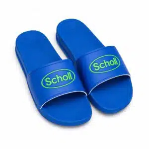 دمپایی طبی زنانه برند شول کف ارگونومیک و ماساژدهنده ملایم رنگ آبی 3-432750 Scholl