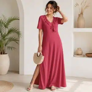 پیراهن بلند ویسکوز زنانه برند اسمارا اصل آلمان 2-371549 ESMARA