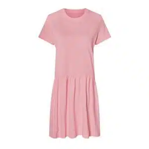 پیراهن راحتی نخی آستین کوتاه زنانه برند اسمارا اصل آلمان صورتی لایت 2-ESMARA 480868