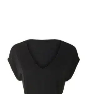 پیراهن راحتی کوتاه زنانه ویسکوز برند اسمارا اصل آلمان مشکی 2-ESMARA 481010