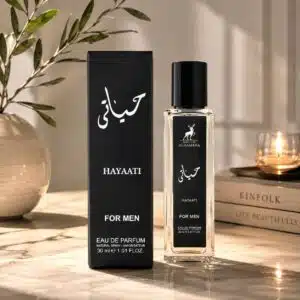 ادوپرفیوم مردانه حیاتی برند الحمبرا اصل تولید امارات 35میلی‌لیتر Maison Alhambra HAYAATI
