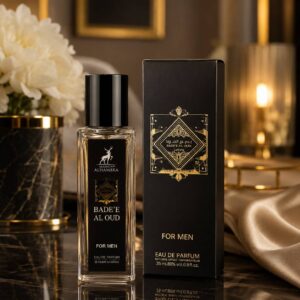 ادوپرفیوم مردانه بدیع العود برند الحمبرا اصل تولید امارات 35میلی‌لیتر Maison Alhambra badee al oud