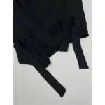 کراپ آستین بلند گره ای ورزشی زنانه برند کریویت اصل آلمان مشکی 463885 CRIVIT