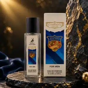 ادوپرفیوم مردانه مفیستو برند الحمبرا اصل تولید امارات 35میلی‌لیتر Maison Alhambra mafisto