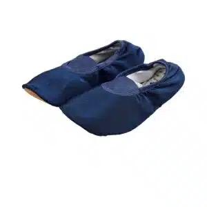 کفش ژیمناستیک و باله پسرانه/دخترانه مناسب استفاده روفرشی یا ورزش سالنی برند کرین آلمان سرمه ای 173758 CRANE