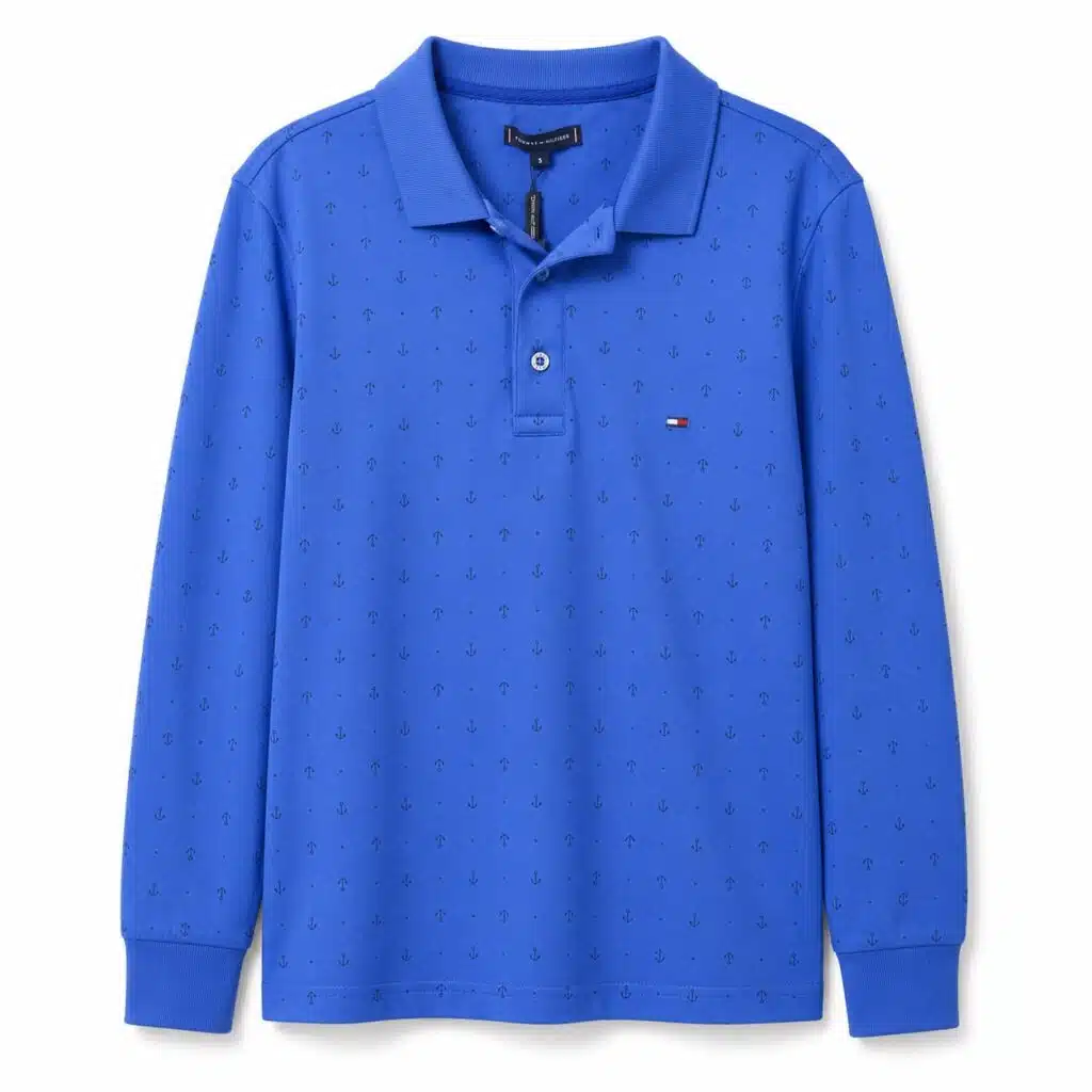 پولوشرت مردانه آستین بلند برند تامی هیلفیگر 498657 Tommy Hilfiger