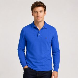 پولوشرت مردانه آستین بلند برند تامی هیلفیگر 498657 Tommy Hilfiger