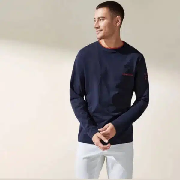 تیشرت مردانه یقه گرد نخی برند لیورجی آلمان 393915 Livergy/US grand POLO
