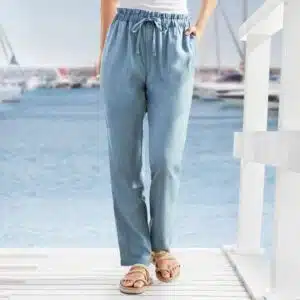 شلوار جین کاغذی تابستانی زنانه برند اسمارا آلمان 364663 ESMARA