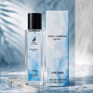 ادوپرفیوم مردانه دولچه گابانا لایت بلو برند الحمبرا اصل تولید امارات 35میلی‌لیتر Maison Alhambra Dolce & Gabbana Light Blue