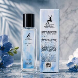 ادوپرفیوم مردانه دولچه گابانا لایت بلو برند الحمبرا اصل تولید امارات 35میلی‌لیتر Maison Alhambra Dolce & Gabbana Light Blue