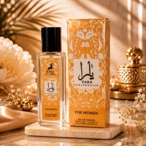 ادوپرفیوم زنانه یارا نارنجی برند الحمبرا اصل تولید امارات 35میلی‌لیتر Maison Alhambra Yara ORANGE