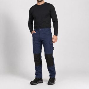 شلوار کار مردانه حرفه ای مهندسی برند تاپ کرافت اصل آلمانی سرمه ای 896209 Top Craft