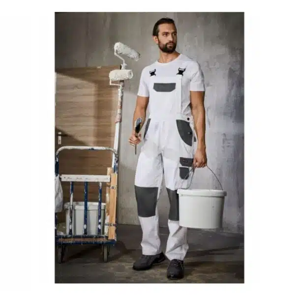 لباس کار سرهمی شیک حرفه ای برند پارکساید اصل آلمان سفید 318681 Parkside