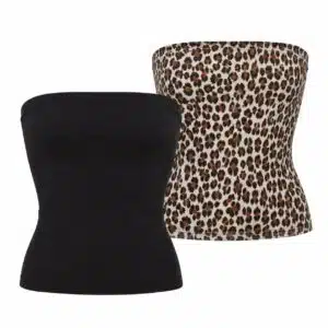 تاپ دکلته نخ پنبه زنانه برند آپ تو فشن آلمان پک 2عددی 2-847902 Up2Fashion