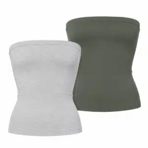 تاپ دکلته نخ پنبه زنانه برند آپ تو فشن آلمان پک 2عددی 847902 Up2Fashion