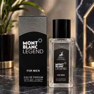ادوپرفیوم مردانه مون بلان لجند برند الحمبرا اصل تولید امارات 35میلی‌لیتر Maison Alhambra Montblanc Legend