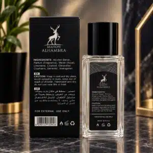 ادوپرفیوم مردانه مون بلان لجند برند الحمبرا اصل تولید امارات 35میلی‌لیتر Maison Alhambra Montblanc Legend