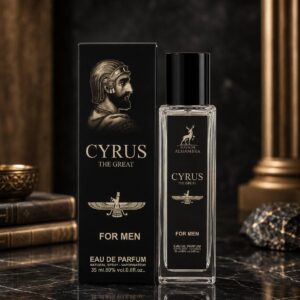 ادوپرفیوم مردانه سایروس برند الحمبرا اصل تولید امارات 35میلیلیتر Maison Alhambra Cyrus