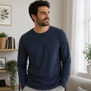 تیشرت مردانه آستین بلند یقه گرد برند لیورجی آلمان 498657 Livergy