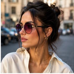 عینک آفتابی استایلیش فریم هندسی برند اکسسورایز سفارش آلمان Accessories 430909