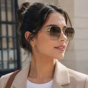 عینک آفتابی زنانه فریم هندسی برند اکسسورایز سفارش آلمان 134057