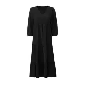 پیراهن شومیز مشکی کرینکل زنانه برند اسمارا اصل آلمانی 449030 ESMARA