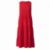 سارافون بلند زنانه ویسکوز شیک برند اسمارا اصل آلمان رنگ قرمز 3-ESMARA 472900