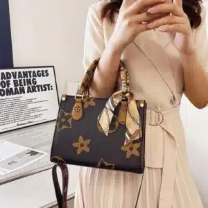 کیف دستی و دوشی وینتیج دسته اسکارف دار برند آی ام سفارش آلمان 060044 IAM
